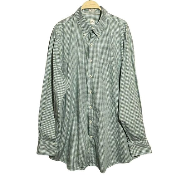 Peter Millar Shirt Dress Button Men XXL Checker Workwear Preppy Casual Office - Picture 1 of 10